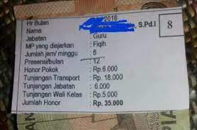 Menurut surat pekeliling yang dikeluarkan hari ini (26 jun 2018) oleh akauntan negara, datuk saat esa, kerajaan telah bersetuju bahawa tarikh pembayaran gaji bulan julai 2018 dipinda. Viral Foto Gaji Guru Hanya Rp35 Ribu Netizen Tepat Semangat