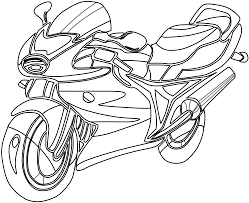 Motorcycle Clipart Black And White Clipart Panda Free Clipart Coloring Pages For Kids Sports Coloring Pages Coloring Pages To Print