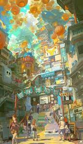 Modern Art Flowers Alberto Giacometti City Square Central Park Watercolor In 2021 Anime Scenery Wallpaper Fantasy Art Landscapes Anime Scenery