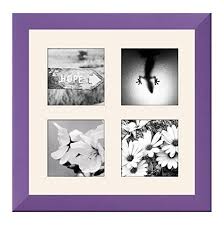 Blue border flowers, green border. Purple Matted Instagram Collage Photo Frame Four 4 X 4 Photos Buy Online In Angola At Angola Desertcart Com Productid 47529282