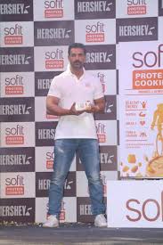 John Abraham Launch Hershey Sofit Protein Cookies It costs ₹65 around $1. john abraham launch hershey sofit