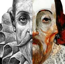 Resultado de imaxes para shakespeare y cervantes
