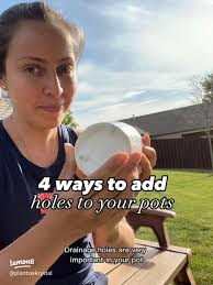 How to Easily Create Drainage Holes in Your Plant Pots