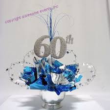 Birthday Party Table Decorations Centerpieces 60th Milestone Centerpiece Reunion Centerpieces 60th Birthday Party Birthday Centerpieces