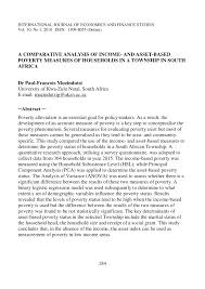 (contact for whatsapp photo of full 12 seater on whatsapp. Pdf A Comparative Analysis Of Income And Asset Based Poverty Measures Of Households In A Township In South Africa