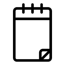 Notebook Free Icon Note Notebook Writing Notepad Files And Folders In 2021 Drawing Lessons For Kids Shape Templates Drawing Lessons