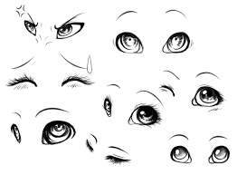 Now add the iris by drawing a circle covered partially by the eyelid. I Love To Draw Eyes By Reneah On Deviantart Eye Drawing Drawings Eyes Cute Eyes Drawing
