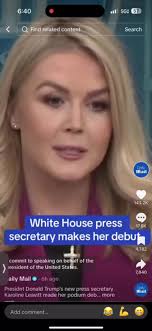 🗞️🎤🇺🇸 Karoline Leavitt