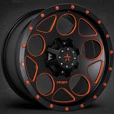 Black And Orange Rims Pin By Sean Bradley On Black And Orange Rims Custom Wheels Truck Wheels Wheel