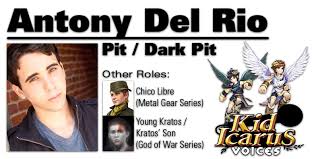 Kid Icarus Uprising Part 7 Voice Actor Spotlight Antony Del Rio Pit Dark Pit