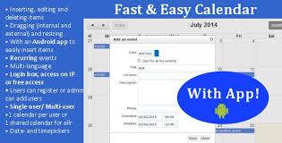 Fast Easy Calendar With Android App By Wolberspl Fast Easy Calendar With App A Complete Javascript Calendar With The Base Jqu Jquery App Psd Template Free