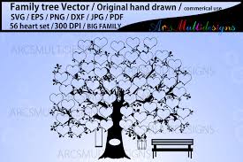 Plastic canvas patterns free printable. 56 Names Family Tree Svg Template Graphic By Arcs Multidesigns Creative Fabrica