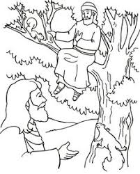 Bible coloring page zacchaeus desenhos bíblicos para. Zacheus