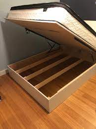 This diy platform storage bed is what you need! Lift Storage Bed Easy To Move 14 Steps With Pictures Instructables