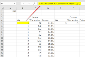 Zusammenhang mit der abgerechneten leistung stehen. So Erstellen Sie Sich Ihren Jahreskalender 2020 In Excel Mit Anzeige Der Kw