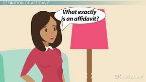Like all affidavits, the sample affidavit below allows the signer to swear that something is true or factual. How To Write An Affidavit Format Template Sample Video Lesson Transcript Study Com