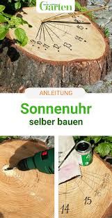 Die Fertige Sonnenuhr Zeigt Die Richtige Uhrzeit An Wenn Sie Nach Suden Ausgerichtet Wird Wir Haben Alle S In 2020 Fall Outdoor Decor Fall Container Gardens Backyard