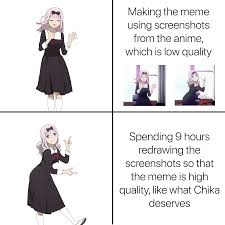 Best Quality For Our Girl Chika Fujiwara Geek Culture Do You Like Memes Visit My Site For Many More Anime Memes An Memes Anime Memes Anime Memes Funny