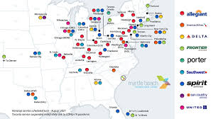 It uses the great circle formula to compute the travel mileage. Flights To Myrtle Beach Sc Myr Visit Myrtle Beach