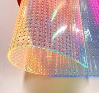 Transparency Window Led Curtain Indoor Transparent Led Film Screen Led  Shopping Mall Glass Flexible Display