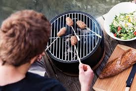 chillin and grillin portable charcoal grill table top bbq grilling