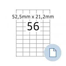 Most people at home however may use an inkjet printer. Herma Labels On A4 Sheets 8456 Paper White 52 5 X 21 2 Mm 500 Sheets 28 000 Labels Herma Labels Online Shop