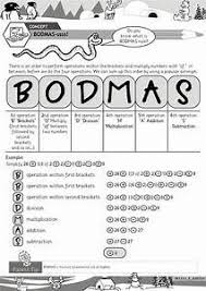 Bodmas Worksheets Yahoo Search Results Yahoo Image Search Results Bodmas Worksheets Math