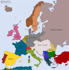First world war interactive map: Map Of Europe In 1914 Pre Ww1 Borders Mapporn