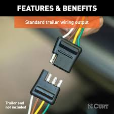 This is how to make your own 3 wire trailer light + ground converter to a 4 wire + ground vehicle. Curt 56196 2 To 3 Wire Splice In Trailer Tail Light Converter For Rv Dinghy Towing Brake Tail Light Assemblies Tail Light Assemblies