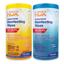 We did not find results for: Hdx 75 Count Fresh Scent And Lemon Scent Antibacterial Disinfecting Wipes 2 Pack Homde02 The Home Depot