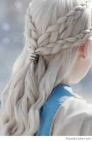 How to style caucasian hair. White Hair And Braids