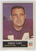 Fred Cox NFL K 1963-77 Rookie Card Football Cards