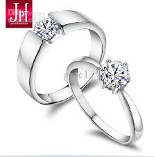 A couple on their wedding day through the wedding ring. 2021 2013 New Diamond Ring Wedding Ring Couple Ring From Gxfc1 13 12 Dhgate Com