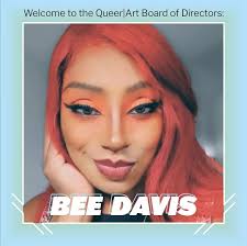 Queer|Art is proud to introduce the second of three new additions to our  Board of Directors: Bee Davis! You can read all about Bee and the other new  directors online at: bit.ly/qa-bod❣️ ⁣ ⁣