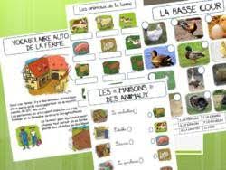 Cp Vocabulaire Autour De La Ferme La Ferme Animales Et Unas Francesas