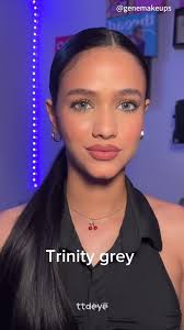 Lenses try-on by @genemakeups which one is your favorite?🌹 She looks  gorgeous with each shade!!, lens: , Trinity Grey, Himalaya Grey, Trinity  Green, Vanilla Brown, #ttd_eye #ttdeyecontacts ...