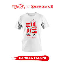 T-shirt unisex Camilla Falsini x EMERGENCY