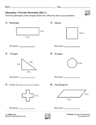 Our year 1 maths worksheets hold interactive first grade math worksheets presenting the essential topics in year 1 math curriculum, for instance, addition, subtraction, multiplication, division, mixed operations, number patterns, ordering numbers, counting numbers and many more. Geometry Find The Perimeter Set 1 Childrens Homeschool Books Workbooks Supplies And Free Worksheets