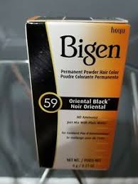 Black hair is often seen as a shade that's sexy, mysterious and dramatic. Bigen Permanent Powder Hair Color 59 Oriental Black 0 21 Oz 33859905592 Ebay
