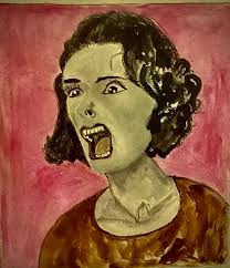 Scary encounter with a mumbling woman