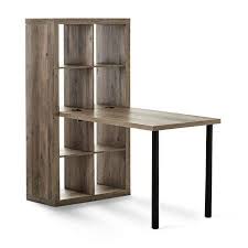 Better Homes Gardens Adjustable Desk Add On Cube Sold Separately Rustic Gray Walmart Com Adjustable Height Desk Cube Organizer Better Homes