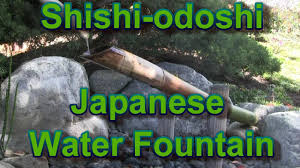 Japanese bamboo fountain shishi odoshi. Japanese Water Fountain Sound Shishi Odoshi Bamboo Sound To Scare The Deer Youtube