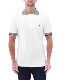 Vintage vivienne westwood man button up shirt $185 $0 size: Vivienne Westwood Men S Stripe Collar Polo Shirt