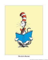 The Cat In The Hat On Yellow Art Print Favorite Books Book Nerd Books