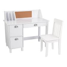 White wooden kitchen island chairs wayfair children desk. Kidkraft Kids 35 75 Writing Desk With Hutch And Chair Set Reviews Wayfair