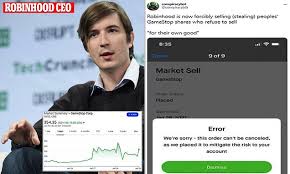 There are multiple reasons, here are a few discussed below. Robinhood Claims It Only Forced Sale Of Gamestop Shares If They Were Bought With Borrowed Funds Daily Mail Online