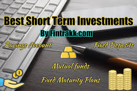 If you need your money in the short term, the last thing you want is to do is have to withdraw it all when the market is down. 7 Best Short Term Investment Options In India Fintrakk