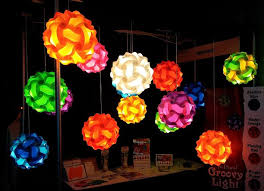 Funky And Fresh Groovy Lights In The Dark Puzzle Lights Ball Lights Colorful Lamps