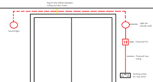 Fish the electrical wire from the box into the wall and to the power source identified in the planning stage. Outside Wall Lights Patio Door Diynot Forums
