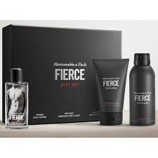 Abercrombie Fitch Fierce Gift Set Cologne Body Wash Body Spray